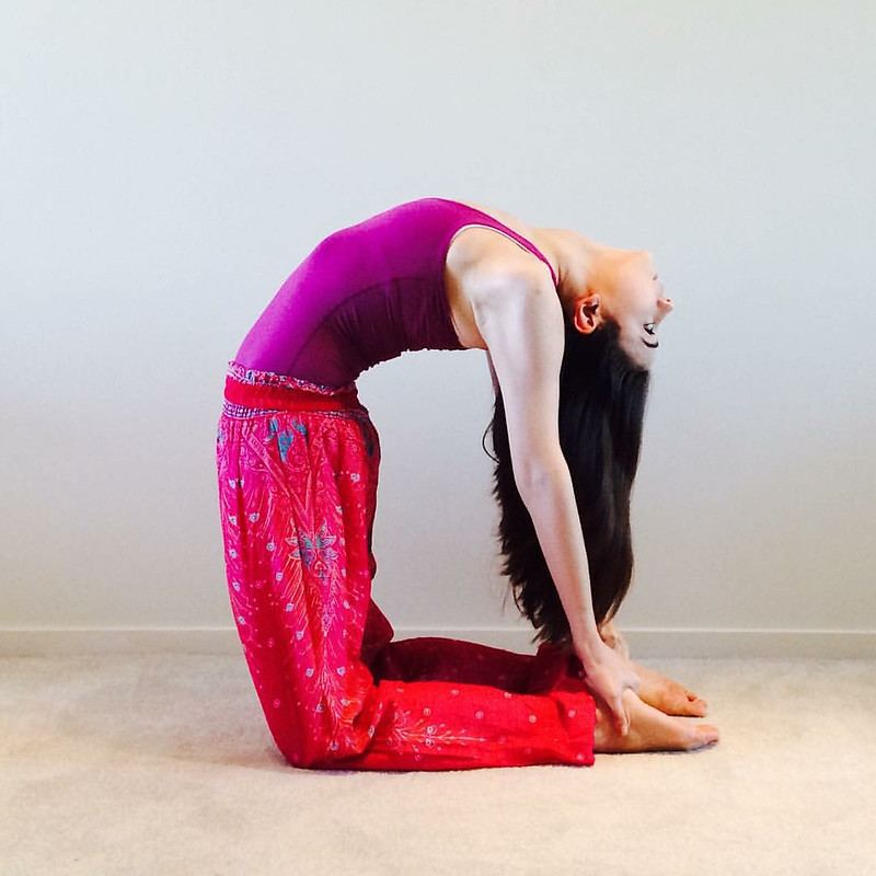 ustrasana best yoga for students overcoming mental and physical stress.